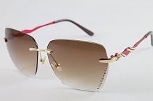 Модные женские солнцезащитные очки в металлической оправе в интернет-магазине todalamoda