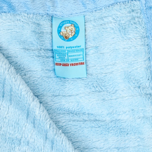 Плед голубой Snuggle Baby  в интернет-магазине todalamoda фото 3