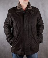 Мужская кожаная куртка C&A, размер 54 в интернет-магазине todalamoda