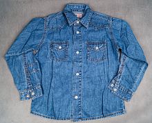 Рубашка джинсовая Linea Baby размер 1-1.5 года в интернет-магазине todalamoda