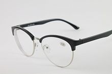 Стильные очки для зрения в классической комбинированной оправе