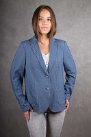 Пиджак женский синий Bianca в интернет-магазине todalamoda