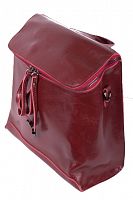 Сумка-рюкзак кожаный женский бордовый новый в интернет-магазине todalamoda