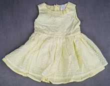 Платье желтое Baby Club размер 3-6 месяцев в интернет-магазине todalamoda