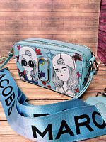 Стильная женская сумка Marc Jacobs, ярко-голубая в интернет-магазине todalamoda